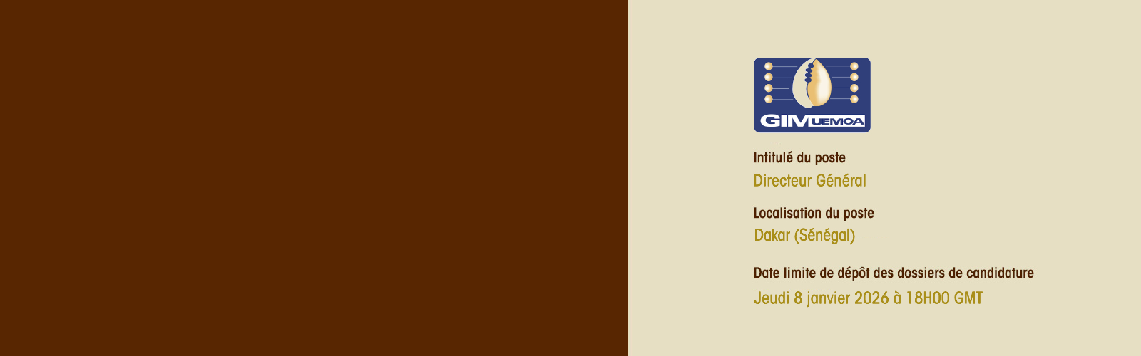 Recrutement GIM-UEMOA