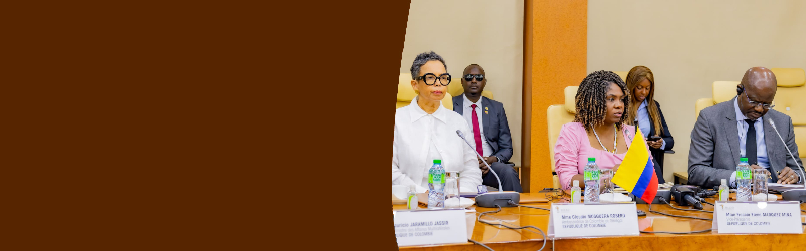 Visite de Son Excellence Madame Francia Márquez, Vice-Présidente de la République de Colombie