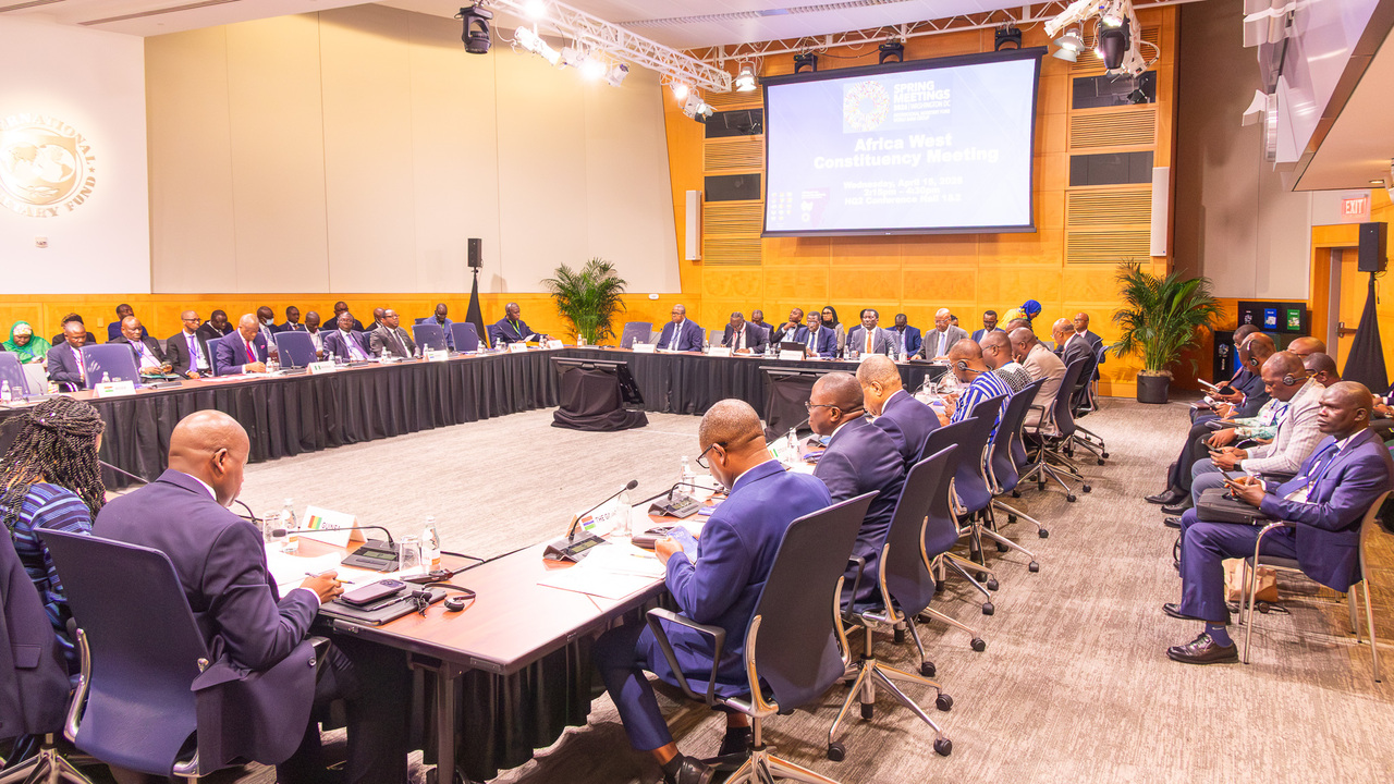 Réunion du Groupe Afrique de l’Ouest du FMI, dans le cadre des Réunions de printemps 2026 des Institutions de Bretton Woods, à Washington, D.C.
