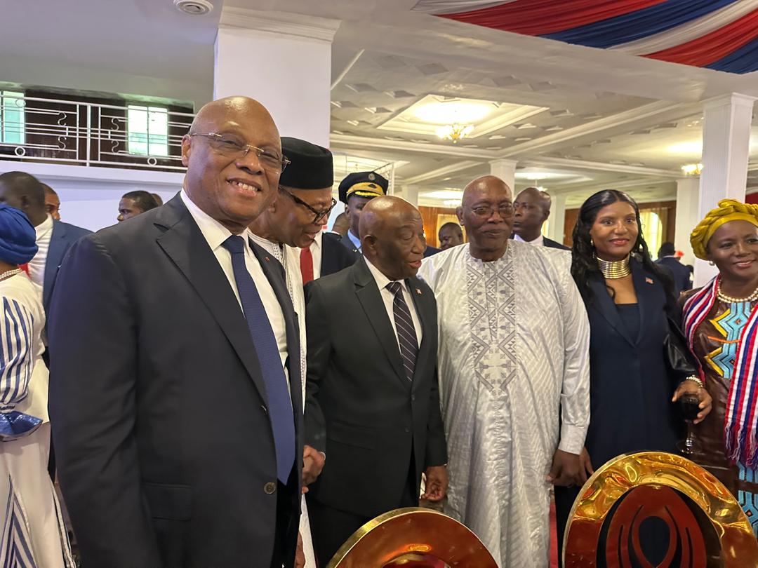 Photo de famille à l’occasion des célébrations du 178e anniversaire de l’indépendance du Libéria, le 26 juillet 2025 à Monrovia