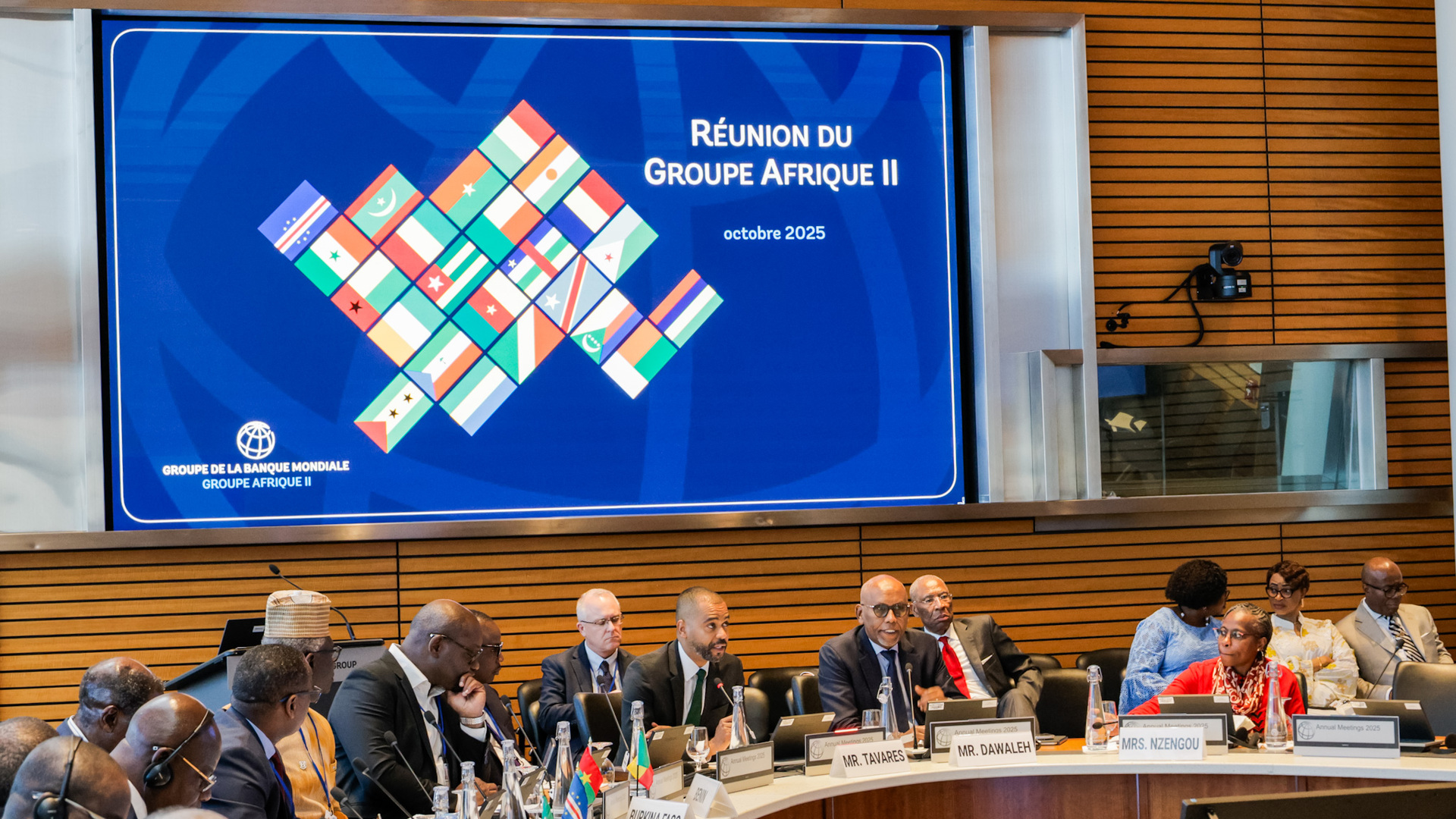 Participation du Gouverneur de la BCEAO aux réunions du Groupe Afrique II (Afrique de l’Ouest) du FMI et du Groupe Afrique II de la Banque Mondiale