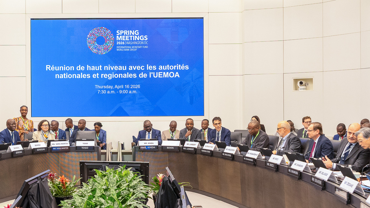 Réunion de haut niveau entre les Autorités de l'UEMOA et le Département Afrique du FMI, à Washington D.C., le jeudi 16 avril 2026