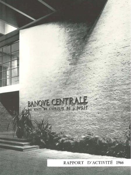 Rapport d'activité de la BCEAO - 1966