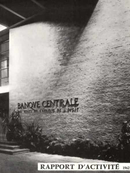 Rapport d'activité de la BCEAO - 1962